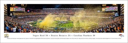 2016 Super Bowl Panoramic Picture - Super Bowl 50 - Denver Broncos  Unframed