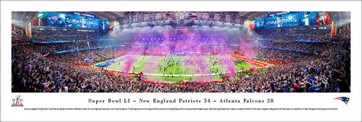 2017 Super Bowl LI Panoramic Picture - New England Patriots  Unframed