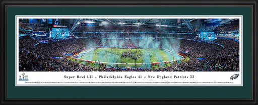 2018 Super Bowl LII Panoramic Picture - Philadelphia Eagles - Super Bowl 52  Deluxe Frame