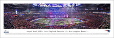 2019 Super Bowl LIII Panoramic Poster - New England Patriots Victory  Unframed