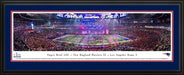 2019 Super Bowl LIII Panoramic Poster - New England Patriots Victory  Deluxe Frame