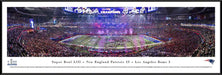 2019 Super Bowl LIII Panoramic Poster - New England Patriots Victory  Standard Frame