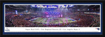 2019 Super Bowl LIII Panoramic Poster - New England Patriots Victory  Select Frame