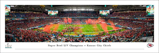 2020 Super Bowl LIV Panoramic Poster - Kansas City Chiefs - Super Bowl 54  Unframed