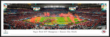 2020 Super Bowl LIV Panoramic Poster - Kansas City Chiefs - Super Bowl 54  Standard Frame