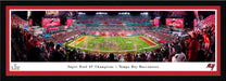 2021 Super Bowl LV Champions Panoramic Poster - Tampa Bay Buccaneers  Select Frame