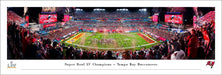 2021 Super Bowl LV Champions Panoramic Poster - Tampa Bay Buccaneers  Unframed