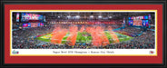 2023 Super Bowl LVII Champions Panoramic Picture - Kansas City Chiefs  Deluxe Frame