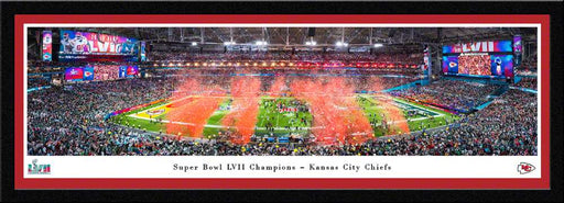 2023 Super Bowl LVII Champions Panoramic Picture - Kansas City Chiefs  Select Frame