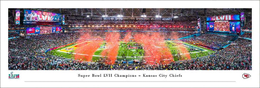 2023 Super Bowl LVII Champions Panoramic Picture - Kansas City Chiefs  Unframed