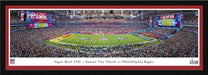 2023 Super Bowl LVII Kickoff Panoramic Picture - Kansas City Chiefs vs. Philadelphia Eagles  Select Frame