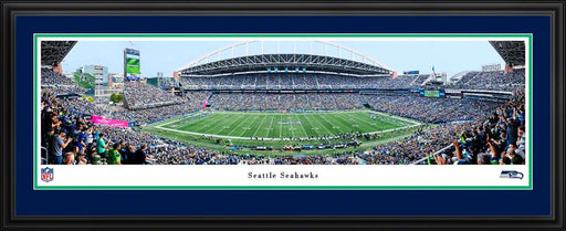Seattle Seahawks - Lumen Field Panorama Print - Deluxe Frame
