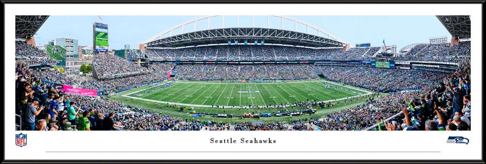 Seattle Seahawks - Lumen Field Panorama Print - Standard Frame