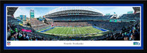 Seattle Seahawks Throwback Game 50 Yd Panoramic Picture - Lumen Field NFL Fan Cave Decor  Select Frame