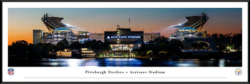 Acrisure Stadium Panoramic Picture - Pittsburgh Steelers NFL Fan Cave Decor  Standard Frame