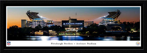 Acrisure Stadium Panoramic Picture - Pittsburgh Steelers NFL Fan Cave Decor  Select Frame
