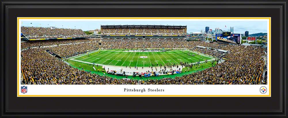 Pittsburgh Steelers 50 Yd Panoramic Picture - Acrisure Stadium NFL Wall Decor  Deluxe Frame