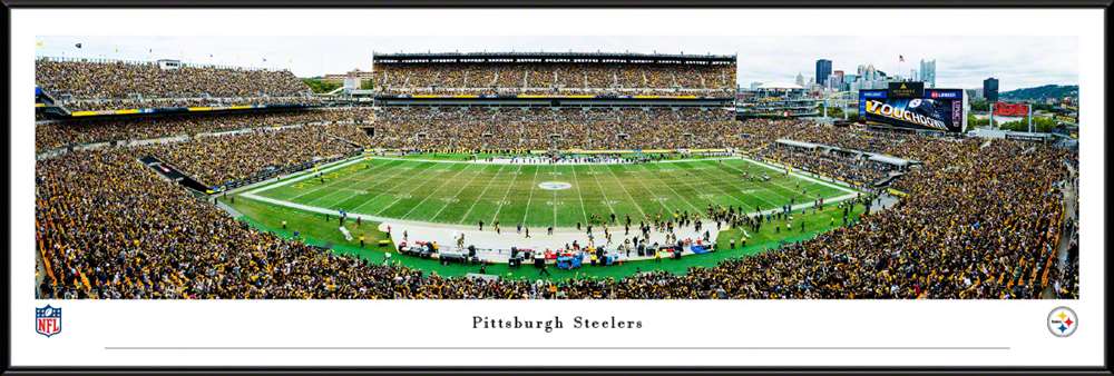 Pittsburgh Steelers 50 Yd Panoramic Picture - Acrisure Stadium NFL Wall Decor  Standard Frame