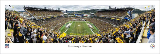 Pittsburgh Steelers End Zone Panoramic Fan Cave Decor - Acrisure Stadium Panorama  Unframed