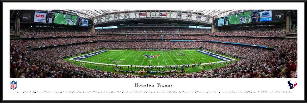 Houston Texans Panoramic Picture - NRG Stadium Panorama  Standard Frame