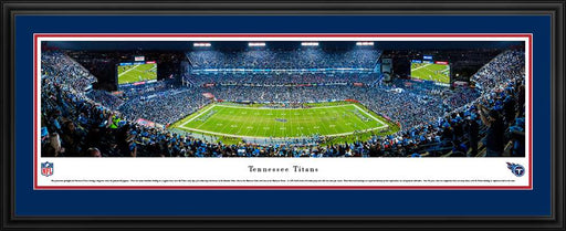 Tennessee Titans Panoramic Picture - Nissan Stadium  Deluxe Frame