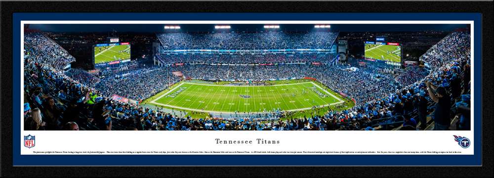 Tennessee Titans Panoramic Picture - Nissan Stadium  Select Frame