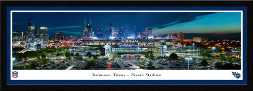 Tennessee Titans Panoramic Picture - Nissan Stadium NFL Fan Cave Decor  Select Frame