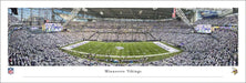 Minnesota Vikings White Out Game Panoramic Picture - NFL Fan Cave Decor  Unframed