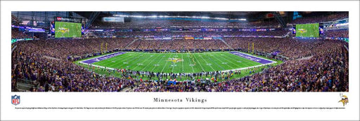 Minnesota Vikings Panoramic Pictures - U.S. Bank Stadium  Unframed
