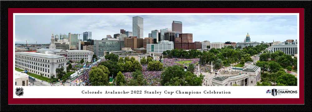 Colorado Celebrates - Colorado Avalanche Celebration Parade Panoramic Picture   Select Frame