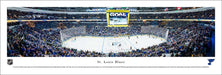 St. Louis Blues Panoramic Poster - Fan Cave Wall Decor  Unframed