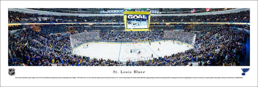 St. Louis Blues Panoramic Poster - Fan Cave Wall Decor  Unframed