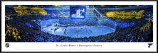 St. Louis Blues Panoramic Poster - Enterprise Center Fan Cave Picture  Standard Frame