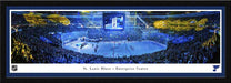 St. Louis Blues Panoramic Poster - Enterprise Center Fan Cave Picture  Select Frame