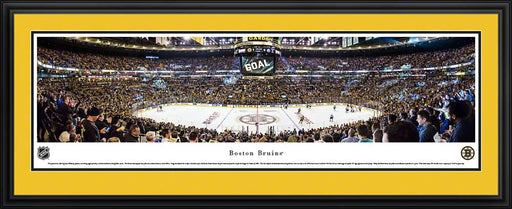 Boston Bruins Panoramic Picture - TD Garden Panorama  Deluxe Frame
