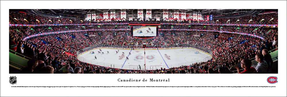 Montreal Canadiens Panoramic Picture - Centre Bell  Unframed