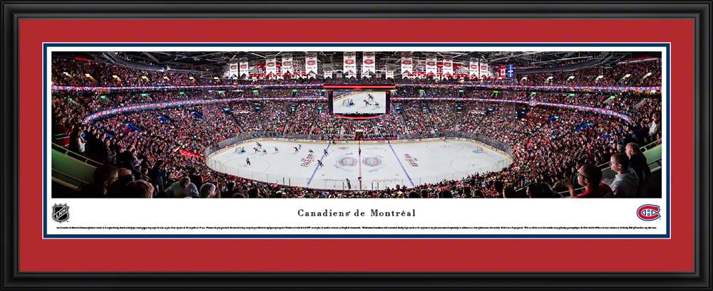 Montreal Canadiens Panoramic Picture - Centre Bell  Deluxe Frame