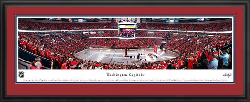 Washington Capitals Panoramic Poster - Capital One Arena  Deluxe Frame
