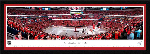 Washington Capitals Panoramic Poster - Capital One Arena  Select Frame