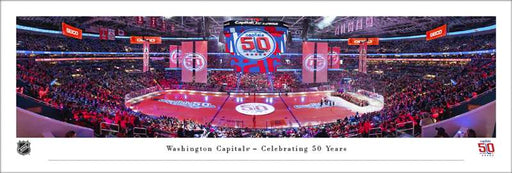 Washington Capitals - Celebrating 50 Years Panorama Print