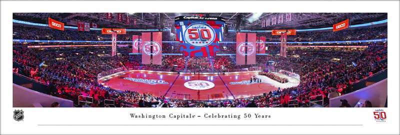 Washington Capitals - Celebrating 50 Years Panorama Print