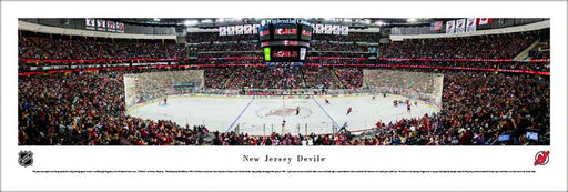 New Jersey Devils Panoramic Picture - Prudential Center NHL Photo  Unframed