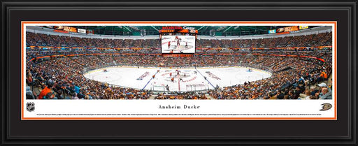 Anaheim Ducks Panoramic Picture - Honda Center Panorama  Deluxe Frame