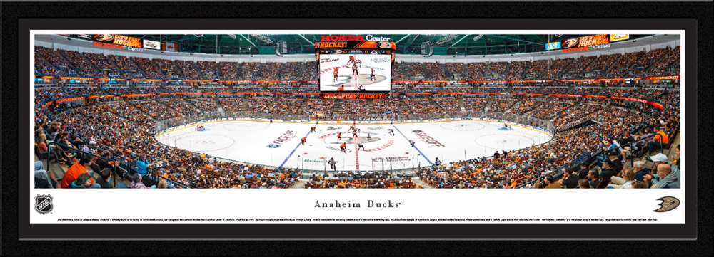Anaheim Ducks Panoramic Picture - Honda Center Panorama  Select Frame