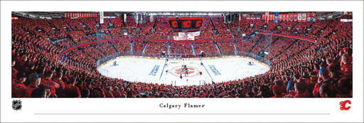 Calgary Flames Panoramic - Scotiabank Saddledome Picture  Unframed
