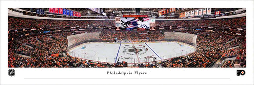 Philadelphia Flyers Panoramic Picture - Wells Fargo Center NHL Fan Cave Decor  Unframed