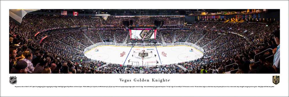Vegas Golden Knights Panoramic Picture - T-Mobile Arena  Unframed