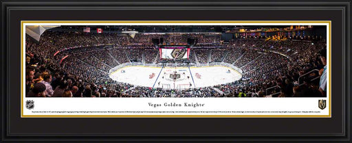 Vegas Golden Knights Panoramic Picture - T-Mobile Arena  Deluxe Frame