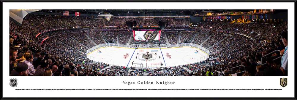 Vegas Golden Knights Panoramic Picture - T-Mobile Arena  Standard Frame