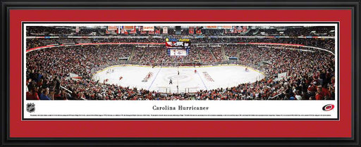 Carolina Hurricanes Panoramic - PNC Arena Picture  Deluxe Frame